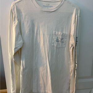 Vineyard Vines Men's White Long Sleeve Shirt